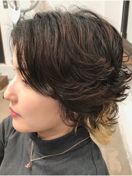 リップス ヘアー(Lips hair) ウルフパーマスタイル