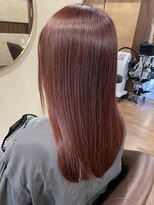 穀雨(Kokuu)&nbsp;ロング×ツヤ系ピンクカラー