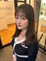 サラビューティーサイト 志免店(SARA Beauty Sight)&nbsp;【志免】くすみグレージュ/ミディアムレイヤー☆山之内