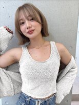 ソヨン 池袋店(SOYON) 《SOYON》ふんわり×切りっぱなしボブ