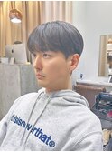 ツーブロック束感モテる髪型シークレットパーマ韓国マッシュ
