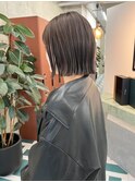 イメチェン/ホワイトブロンド/外ハネボブ/美髪/栄/矢場町h32
