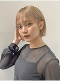 似合わせカット ボブヘア 縮毛矯正 ミニボブ 切りっぱなしボブ