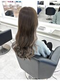 オリーブベージュ×ミルクティーベージュ