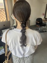 ラックセカンドスペース(LUCK 2nd SPACE)&nbsp;【ヘアセット】タイトポニー　畑瀬彩華