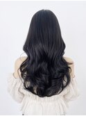 くびれヘア美髪韓国ヘア顔周りレイヤーロング_ba516141