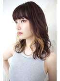 小顔/韓国風 モテ髪パーマ 縦巻きウェーヴ/船橋