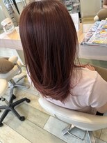 ヘアークラフト アニー 南郷18丁目店(HAIR CRAFT Annie)&nbsp;マゼンタ×レイヤー×髪質改善