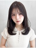 大人可愛いくびれヘア結べるボブレイヤーカットセミディ美髪