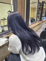 ケンジ 横須賀中央(KENJE)&nbsp;ブリーチあり深めブルーラベンダー！