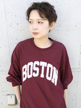 バース(BIRTH) ショート＆ボブ【BIRTH】天神　センターパートマッシュショート4