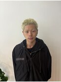 スパイキーショート[メンズカット/メンズブリーチ/メンズカラー]