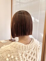 ネオリーブウリ 二子玉川店(Neolive uri)&nbsp;ミディアムヘア暗めカラーデザインカラーフェイスフレーミング