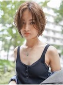 【GEEKS渋谷】レイヤーショート/ウルフ/冬カラー/クールショート