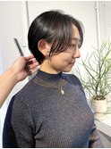 ハンサムショート・センターパート