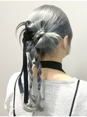 韓国風レイヤーカット髪質改善ダブルカラーハッシュカット