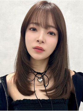 エジョン 三鷹店(Aejon) 三鷹レイヤーカット韓国ダブルカラー顔周り前髪カットボブ