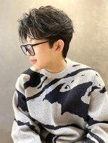 オーセンヘア(AUTHEN.HAIR) 【仙台】フェザーパーマ×メンズセンターパート