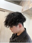 しっかりウェーブ波巻きパーマ☆