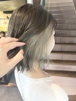 ロア バイ アヴァンス 天王寺店(Lowa by avance.) インナーカラー×ミルクティーベージュ