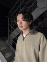 ヨンマルヨン(404) ウェーブパーマ×色気メンズヘア