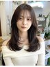 日にち限定クーポン【透明感カットカラー超音波アイロン】ロング料金なし9900