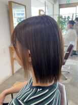 サロン(SALON)&nbsp;インナーカラー/ミルクティーベージュ/切りっぱなしボブ