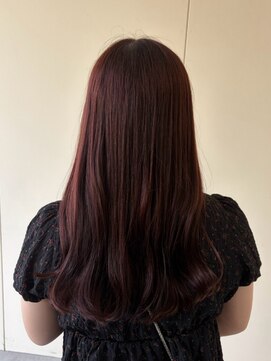 カシェ リタ ヘアー(CACHE'&RITA HAIR) ロングスタイル◯暖色カラー◯チェリーブラウン