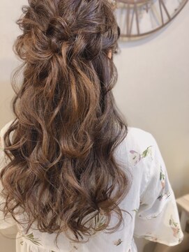 ヘアセットサロン ミント(Hair set salon MINT) お団子ハーフアップ