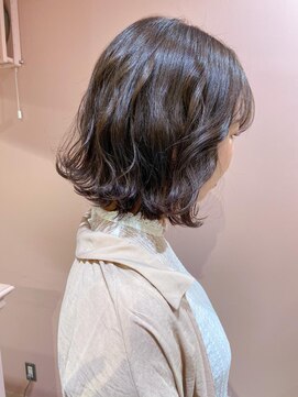 ラメール(MAISON LA MER) 《AYAKA》モカベージュ×ミディアムボブ