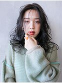 スモーキーアッシュロング_厚めバングローライト_7244