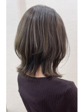 アトリエMAI 北千住 ふんわりウルフレイヤー×スモーキーカラー 【北千住】