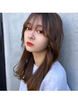 ドットハリス(.Hallis) 大人かわいい/小顔/ミディアムレイヤー/20代30代40代