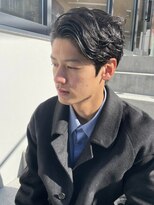 クオル 立川(QOL) ツーブロックビジネスショートニュアンスパーマ無造作パーマ