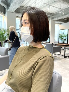 カフ(CAF) 【CAF 照下大人可愛い20代30代40代こなれワンカールボブ】