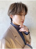 パーマハンサムショート_外ハネボブセクションカラー_59028