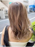 ラフセミロング_外ハネボブセクションカラー_ba382071