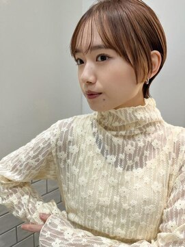 ミンクス渋谷スマートサロン(MINX shibuya smart salon) 春にイメチェン 小頭フェミニンショート