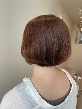 ジュール  くずは駅前(Jour) オレンジカラーボブ