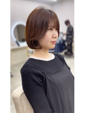 サンド 鹿児島中央(sand) タンバルモリボブ/ボブ/黒髪/グレー/韓国ボブ/髪質改善