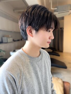 セプト 天神大名(SEPT.) メンズショート ツーブロック センターパート マッシュ