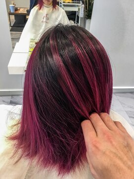 アントワープヘアー 知多半田駅前店(Antwerp hair) バレイヤージュdeレッド