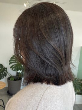 ヘアーメイク チョコ(hair make choco) 大人可愛い20代30代40代小顔ウルフレイヤーボブ丸みショートボブ