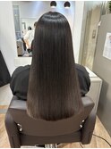 髪質改善トリートメント 縮毛矯正ロング 髪質改善ストレート