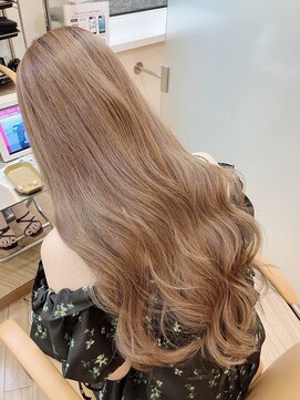 ビューティシモ 川越(Beautissimo) 【金慶彦】大人っぽく上品なベージュハイライト＆ロング☆☆