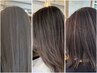 《極細ハイライト》シークレットカラー＋カット￥14300