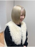 【ANGELICA LABO 高田店　市川誠人】ホワイトブロンド