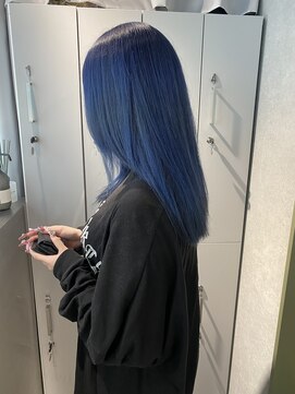 リラス 博多(rilas) ハイトーン/クラフトブルー/寒色カラー/ブリーチカラー