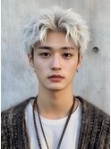 スパイキーショート/ベリーショート/ブリーチ/韓国マッシュ/