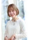 ぱつっとボブ
